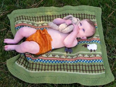 knitted baby blankets